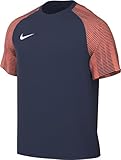 Nike DH8031-411 M NK DF ACADEMY JSY SS T-Shirt Herren Midnight Navy/Hyper Crimson/White Größe S