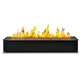 CAFIEDR Elektronischer Kamin Einbau-Elektrokamin, Moderner Deko-Kamin mit realistischer Flamme, Ultradünn, Fernbedienung & Touchscreen, Einstellbare Flammengeschwindigk(1500 mm)
