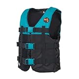 MESLE Schwimmweste H210, 2XS-4XL, Schwimmhilfe für Erwachsene & Kinder, Leichte 50N Auftriebsweste Herren & Damen, Prallschutzweste für Jetski, SUP, Wasserski, Kajak, Wakeb