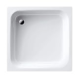 Kaldewei 01471 7 Stahl-Duschwanne Sanidusch, 80 x 80 x 14 cm, 80 x 80