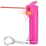 Papa Safety 3-in-1 Pfefferspray, Maximale Tierabwehrspray & 130 dB Persönlicher Alarm & Rote Stroboskoplichter, Wiederaufladbar & Sicherheitskappe mit Flip-Top, Auswechselbare Sprü