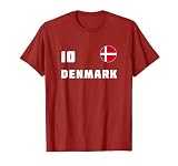 Denmark 2021 Trikot dänische Flagge T-S