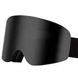 XINGLIDA Doppelschichtige Skibrille Magnetische Snowboardbrille Antibeschlag Schneebrille Outdoor Sp