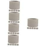 BESPORTBLE 30 STK Wasserfester Ring Rote Wurzelschwimmer-aquarienpflanze Aquarium-landschaftsornament Pflanzenring Für Den Landschaftsbau Fester Ring Aus Wassergras Pflanzenhaltering Keramik
