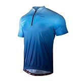 Lohca Rennrad Trikot Herren Kurzarm, Fahrrad Trikot, Schnelltrocknend Reflektierender Fahrradtrikot, Radtrikot, Radsport Funktionsshirt, Men's Cycling Jersey