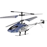Revell Control Helicopter Skyfun, Ferngesteuerter Helikopter, Koaxial-Rotorsystem, Leistungsstarke Elektromotoren, Inklusive Ersatzrotorset, Weiß/Blau/Schw