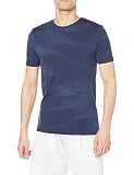 SALOMON Herren Essential Seamless SS T M T-Shirt mit kurzen Ärmeln, Dunkles Denim/meliert, S