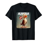 Cooles Cartoon Österreich Adler Kostüm T-S