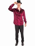 Deiters Hemd in Samtoptik Herren rot 4XL/5XL
