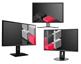 DN 22 Zoll Business Computer Monitor, Desktop Gaming Monitor, HD+ (VGA - DVI - VESA), PC Bildschirm, Schwarz/G
