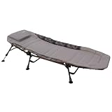 MK Sonnenliege Angelliege Campingliege verstellbar klappbar belastbar bis 150 kg Pro Karpfenliege Bedchair Liege Gartenlieg