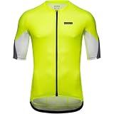 GORE WEAR Herren Spirit Triangles Trikot, Neon Yellow/White, M EU