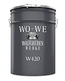 WO-WE Holzfarbe Holzlack Wetterschutzfarbe Außen & Innen - Reinweiß RAL 9010-10L