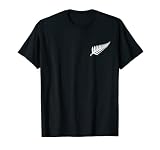 New Zealand Silver Farn NZ Black Proud Kiwi Rugby Geschenk T-S