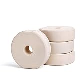 SOFTCOREFOOD Beschwerungsstein 7 cm/ - 4 STÜCK - Sauerkraut herstellen/Kimchi und Gemüse Fermentieren im 4er Pack (Beige, Keramik)