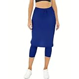 Damen-Wanderhose, Damen-Leggings mit Netzeinsatz, Umstandsleggings über dem Bauch, 2er-Pack, Fahrradhose, gepolstert, Kunstleder, Blume, Schwarz, Damenhose, navy, S