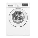 Siemens WM14N22A iQ300 Waschmaschine, Frontlader, 9 kg, max. 1400 UpM, speedPack L - saubere Wäsche in weniger Zeit, smartFinish - für weniger Falten, Outdoor-Programm, LED-Display simpleTouch, weiß