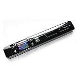 Schnelle Scangeschwindigkeit Mini-Dokumenten- und Bildscanner, 1050 DPI, A4-Format, JPG/PDF-Format, WLAN, Hochgeschwindigkeits-LCD-Display for Geschäftsbelege, Fotos Reisefreundlicher mobiler S