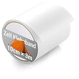 ecooe Zelt Klebeband 3M x 10CM Zelt Klebebänder Reparaturband Transparent wasserdichte Professionell geeignet für PVC-beschichtetes Markisen Sonnenschirm Pavillon Partyzelt Flick