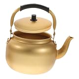 FUNOMOCYA Aluminium Wasserkocher Stil Praktischer Wasserboiler mit Schnellem Aufheizen Hitze Korrosionsbeständig Kühler Griff für Tee Kaffee Suppe Z