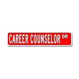 LMMIXEE Career Counselor Straßenschilder, personalisierbar, Karriereberater-Dekor, Metallschild, Vintage, Wandkunst, rustikales Wandschild für Zuhause, Bars, Clubs, Cafés, Männerhöhle, Party, 45,7 x