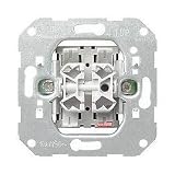 GIRA System 55 Standard E2, Reinweiß glänzend, Steckdose Schalter Rahmen Wippe (010500 Serienschalter, 1 Stück)