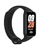 Xiaomi Smart Band 8 Active Fitness- & Aktivitäts-Tracker (50 Sportmodi, Herzfrequenzmessung, Schlafüberwachung, Benachrichtigungen, Schrittzähler, 14 Tage Akkulaufzeit) Schw