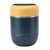 Isolierte Lunchbehälter, 1,5 L, 4 Etagen, Doppelschichtig, Großes Fassungsvermögen, Bento-Box aus Edelstahl, Tragbarer, Auslaufsicherer Lebensmittelbehälter Für Arbeiter Und S