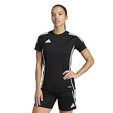 adidas Tiro 25 Damen Fußballtrikot für Wettkampftraining, Schwarz/Teamgrau, X-Groß