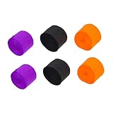 OHPHCALL 6 Rollen Halloween-Dekorationspapier schwarze Krepp-Luftschlangen Halloween-Party-Streamer halloween tischdecke halloween table cloth Halloween-Papierschlangen lila Luftschlang
