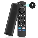 XTVTX Ersatz-Sprachfernbedienung (4th Gen), Ersatz Fernbedienung mit Sprachfunktion Passend für Smart TVs Stick 2nd Gen & 3rd Gen, Passend für Smart TVs Cube 1st Gen & 2nd G