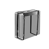 RICOO PC Rechner Halterung für Untertisch Schreibtisch Computer Montage TRH-11 CPU Gehäuse Halter bis 10-Kg Stehend/Liegend Unter Tischhalterung Server Rack Unterbau Vertikal/H