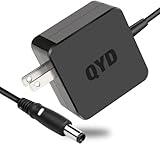 QYD 65 W Laptop-Ladegerät, kompatibel mit Dell Inspiro Ladegerät 15 5578 i3558-5500blk 14 3000 7437 13 7378 14 3451 ha65ns5-00 a065r039l 332-0971 5nw444 05nww 44, 2,5 m Notebook DC Power Adapter Kab