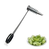 HOPEYMY26 1 Stück Spiralschneider Kartoffel, Kartoffel Spiralschneider, Spiralkartoffelschneider Ideal für Kreative Obst-und Gemüsekreationen, Perfekt für Gurken Karotten,Zucchini,Äpfel und Vieles M
