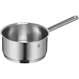 WMF Provence Plus Stielkasserolle 16cm ohne Deckel, Kochtopf klein 1,4l, Milchtopf Induktion, Cromargan Edelstahl poliert, unbeschichtet, backofengeeig
