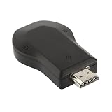 High-Tech Place M2 Android 1080P Ezcast HDMI Dongle/HDMI AirPlay DLNA WiFi Displayer Receiver für Android OS/iOS/Mac OS/Windows, unterstützt Online-Teilen auf dem WiFi-TV-Display (schwarz)