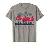 Retro Cleveland T-Shirt Indianer Geschenk Tee T-S