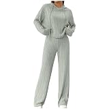 2-teiliges Damen-Outfits, Sweatsuit, Herbst, Winter, lässig, Hoodies, Sweatshirt und weites Bein, Jogginghose, Trainingsanzug, Loungewear, Set, Pullover, Cargo-Jogginghose, zweiteilige Sweatanzüge,