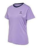 hummel Damen Hmlstaltic Poly Jersey S/S Woman T Shirt, Paisley Purple, M EU