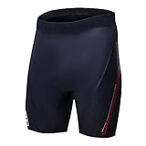 ZONE3 Aerodom Elite 5/3 mm Auftriebskörper Shorts, Schwarz, Kinder S