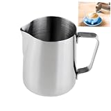TOPBATHY Milch Gießen Topf Milchgießbecher Tasse Zum Aufschäumen Von Kaffee Milchdampfkännchen Espresso-dampftassen Milchdampfbecher Milch Dämpfen Tasse Milch Gießen Kaffee Esp