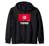 Tunis Tunesien Trikot Kapuzenjack