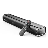 MEVOSTO 2.1 Kanal mini Soundbar für TV Geräte mit integriertem Subwoofer, All in One Klein Soundbar, 60W Fernseher Lautsprecher für PC/TV/Beamer mit USB Soundkarte/Optischer/AUX/BT5.4, Kompatibel PS5