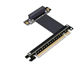 DUOCAI PCI Express X16 zu X4 Verlängerungskabel Riser Board, Extender Adapter Randkartenanschluss Gen4(5cm,R32UL 4.0)
