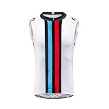 UGLY FROG Rennrad Herren Bike Wear Fahrrad Trikot Ärmellos Radtrikot Cycling Vest Atmungsaktiv Bequem - Anti Schweiß - Shirts - Fahrradtrikot mit Reissverschluss DEHerrenT20