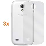 Pack 3X Transparent Silikonhülle TPU für Samsung Galaxy S4 MINI, Handyhülle Premium Kratzfest TPU Durchsichtige Schutzhülle, Ultradünne 0,33