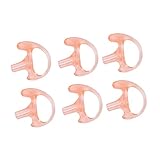 WATIIFUFU 6 STK Ohrstöpsel aus Silikon fleischfarbene Ohrstöpsel kabellose Kopfhörer Replacement Ear Pads Headset Over Ear gehörschutzstöpsel Ohrstöpsel für Audio-Kits Ohrpassstück Kieselg