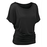 Damen Sale Angebote Sale Bluse Schwarz Damen Grosse Groessen Tshirt Mit Ausschnitt Volant Ärmel Oberteil Lange Weite Tshirts Damen Tops Für Damen Elegant Bluse Baumwolle Lang Damen Sale Sommer S