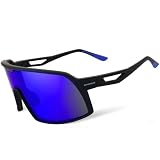JOGVELO Baseball-Brille, Fahrrad-Sonnenbrille, polarisierte Sonnenbrille für Radfahren, Herren und D