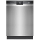 Siemens SN43ES22CE iQ300, Smarter Unterbau Geschirrspüler 60 cm, Made in Germany, Besteckschublade, varioSpeed Plus, flex Körbe, autoOpen dry - effiziente Trocknung, Favoriten-Taste, Gebürsteter S